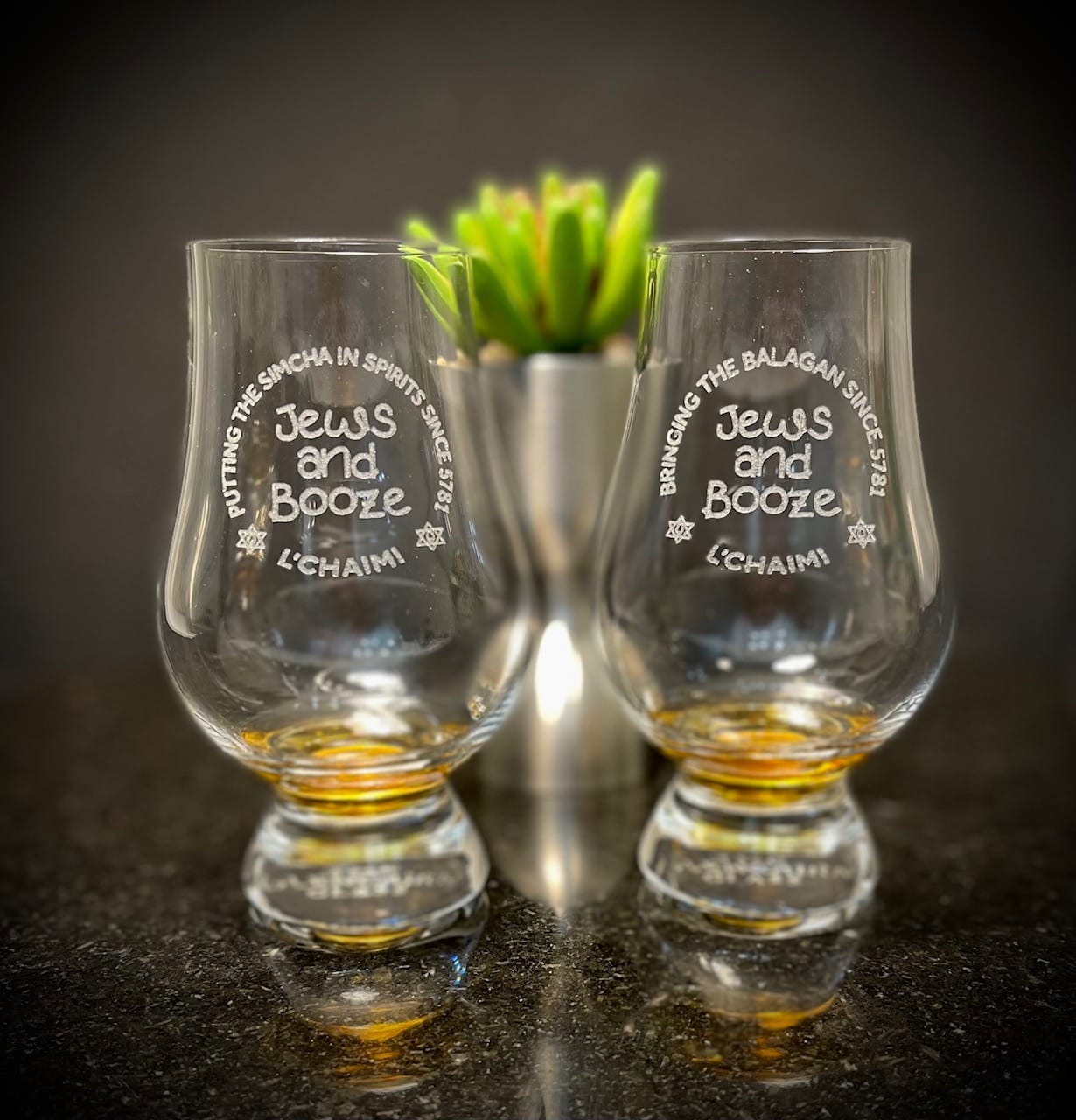 Pair of J&B Glencairns